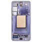 LCD Digitizer Screen Assembly with Frame Replacement (as New) for Galaxy S24 S921 - Cobalt Violet