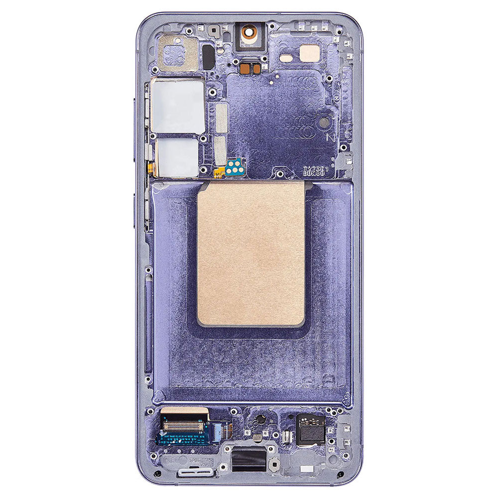 LCD Digitizer Screen Assembly with Frame Replacement (as New) for Galaxy S24 S921 - Cobalt Violet