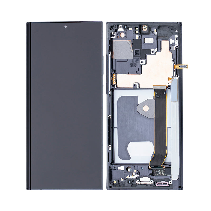LCD Touch Screen Assembly with Frame (As New) For Galaxy Note 20 Ultra - Mystic Black