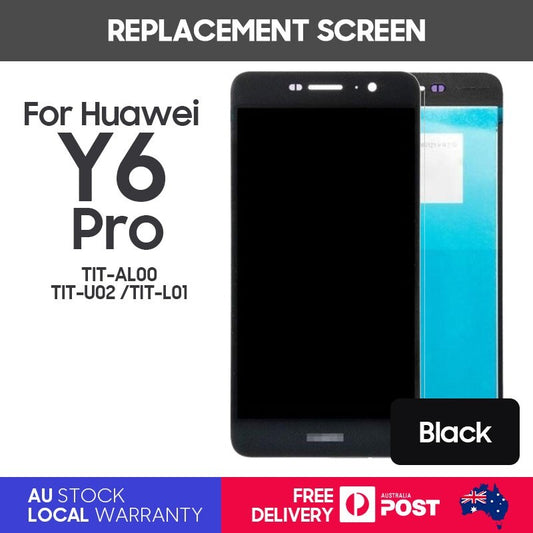 New Replacement LCD Display Touch Screen for Huawei Y6 Pro-Black