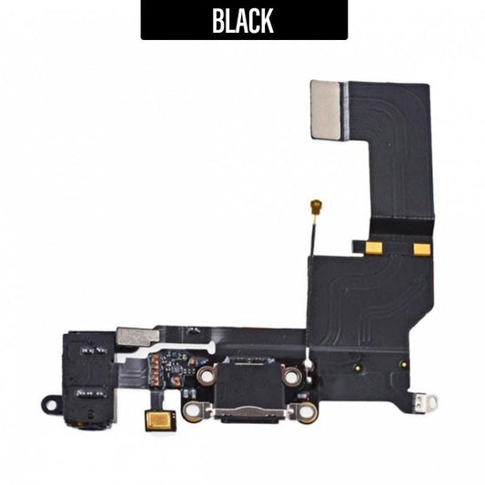 Charging Port Flex Cable For iPhone SE - Black
