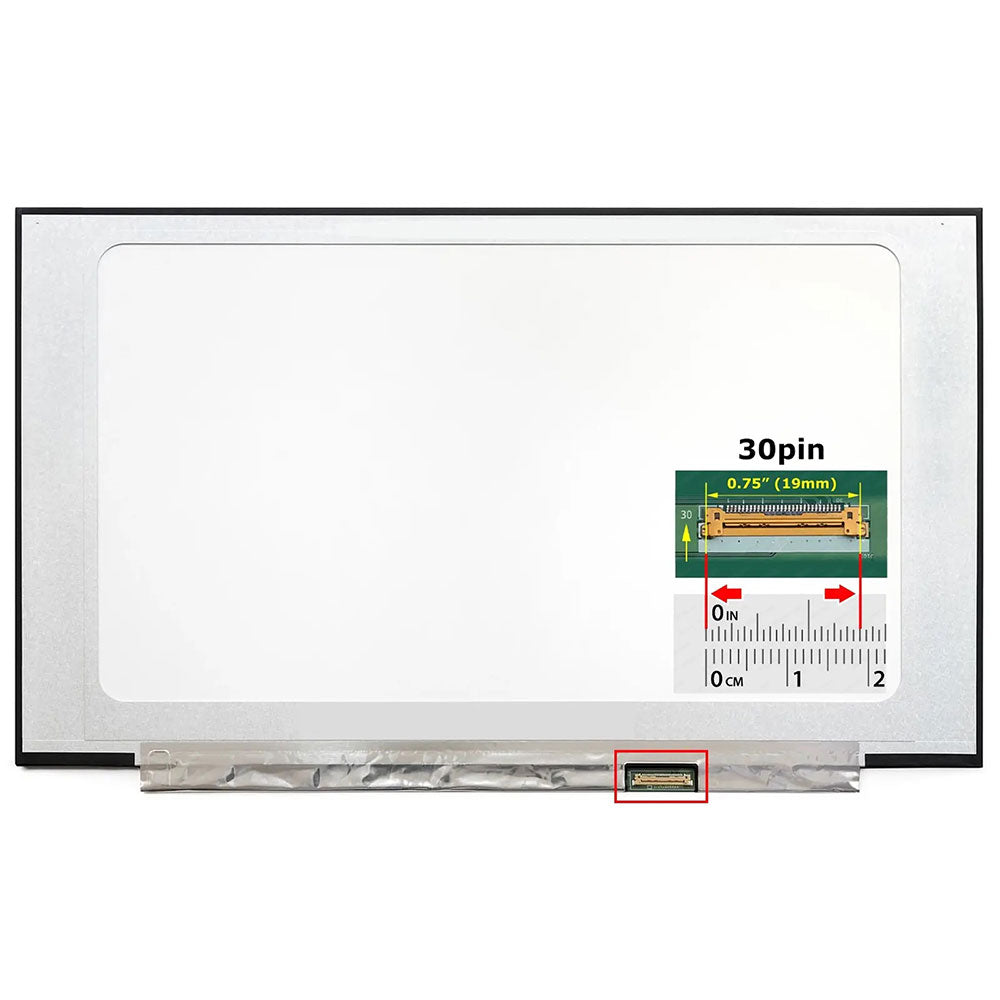 B156HTN06.1 Laptop Screen Replacement- FHD No Brackets 15.6 inch (30-Pin)