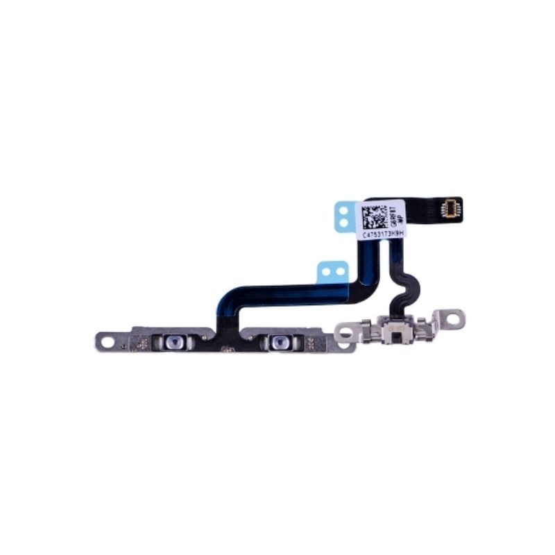 Volume Mute Button Flex Cable with Metal Bracket For iPhone 6S Plus