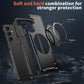 Rotative Ring Stand Armour Case for Galaxy A37 5G - Black