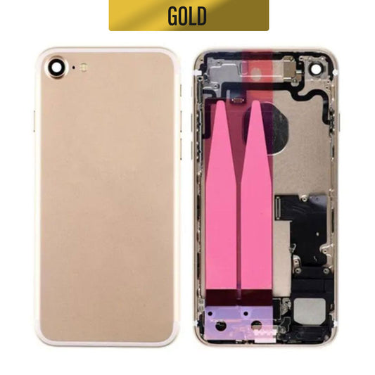 Back Housing with small parts For iPhone 7 - Gold