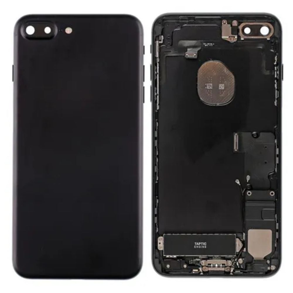 Back Housing with Parts For iPhone 7 Plus - Black