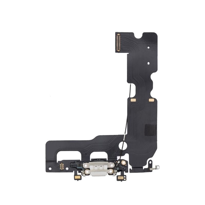 Charging Port Flex Cable with Micrphone For iPhone 7 Plus - White