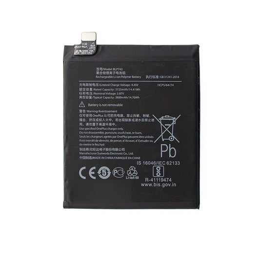 Replacement Battery Compatible For OnePlus 7T (BLP 743)