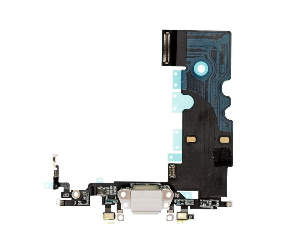 Charging Port Flex Cable For iPhone 8 - White