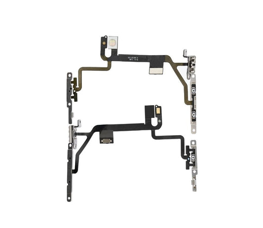 Power / Volume / Mute Flex Cable with Bracket For iPhone 8