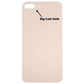 Back Glass Cover (Big Camera Hole) For iPhone 8 Plus - Rose Gold