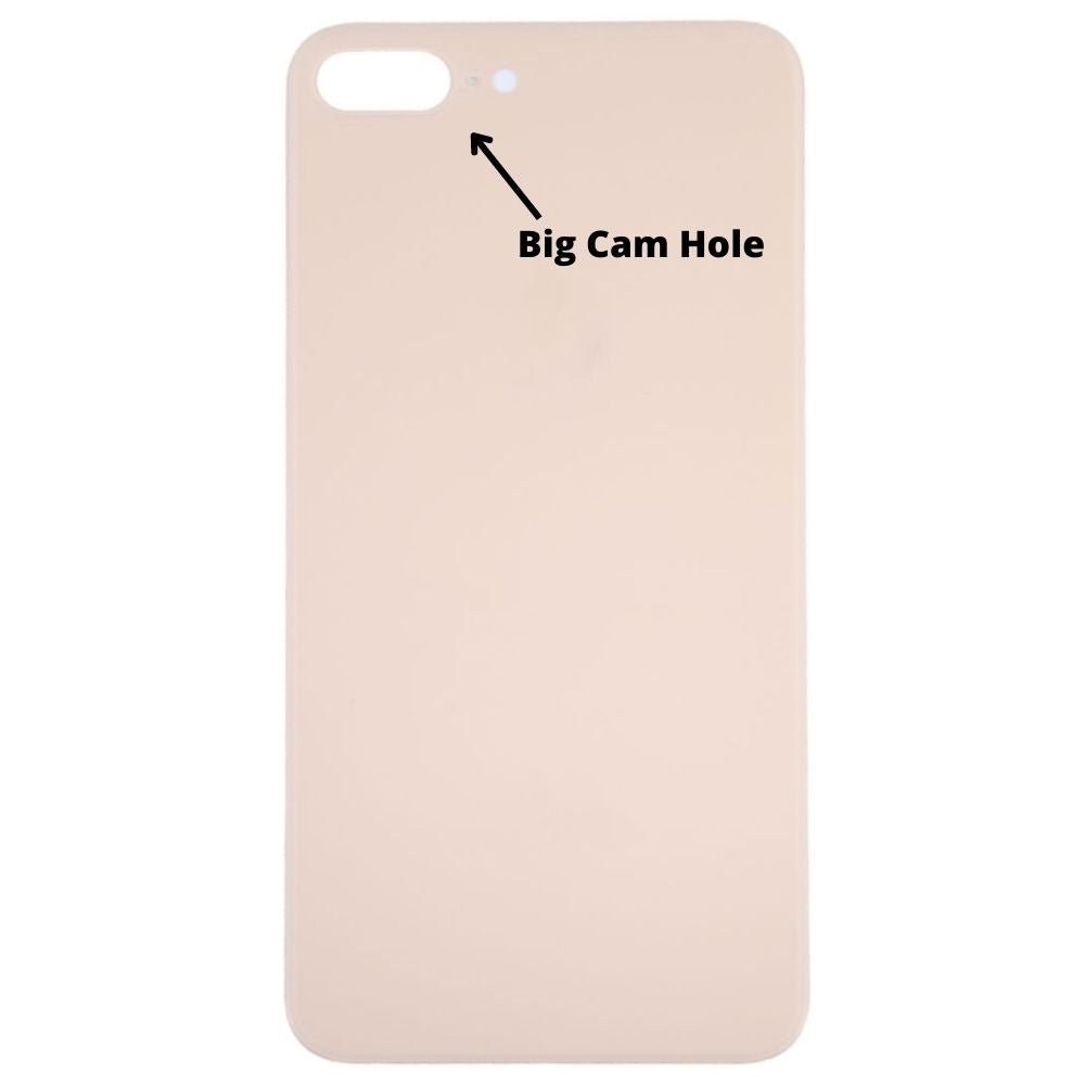 Back Glass Cover (Big Camera Hole) For iPhone 8 Plus - Rose Gold