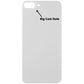 Back Glass Cover (Big Camera Hole) For iPhone 8 Plus - White