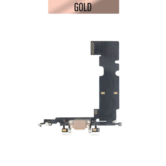 Charging Port Flex Cable For iPhone 8 Plus - Gold