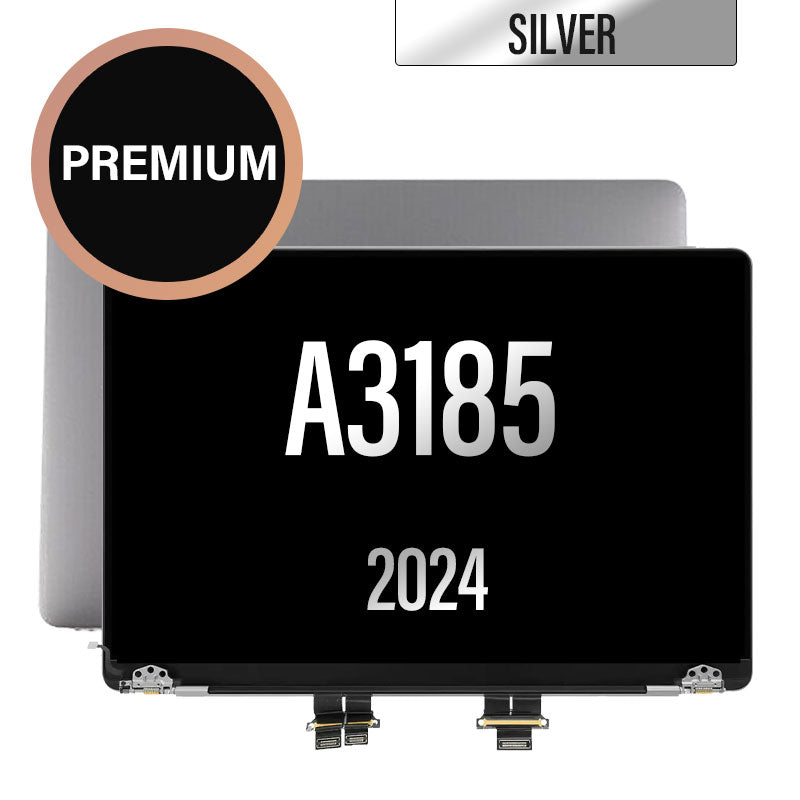LCD Screen Display Assembly Complete Replacement for Macbook Pro 14 A3185- (2024) Silver