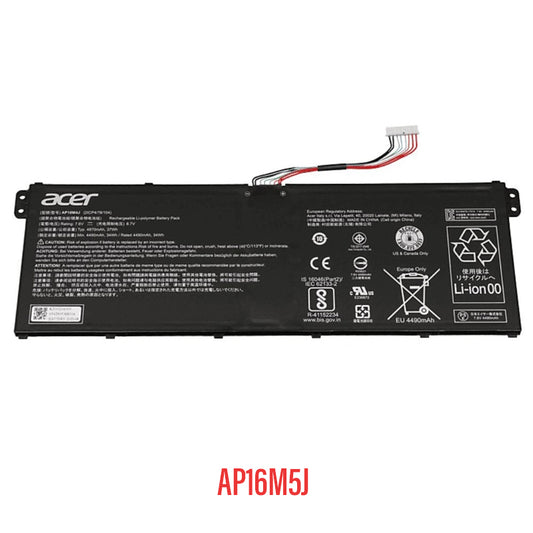 Acer AP16M5J Battery Replacement 37Wh 4.8Ah