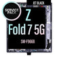 LCD Digitizer Screen Assembly Complete Replacement for Galaxy Z Fold7 5G F966 - Jet Black