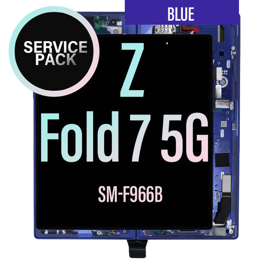 LCD Digitizer Screen Assembly Complete Replacement for Galaxy Z Fold7 5G F966- Blue