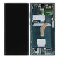 LCD Digitizer Screen Assembly with Frame Service Pack Replacement for Galaxy S22 Ultra 5G S908 - Green