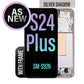 Screen Replacement Assembly with Frame For Galaxy S24 Plus - As New- Silver Shadow