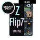 LCD Digitizer Screen Assembly With Frame Service Pack for Galaxy Z Flip7 5G - Black