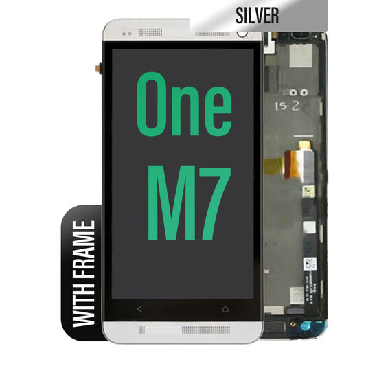 LCD Touch Screen Assembly with Frame for HTC One M7