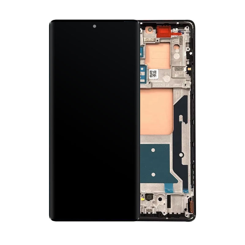 Infinix Zero 40 5G LCD Touch Screen Assembly with Frame- Black