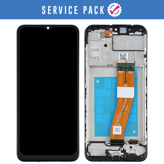 LCD Digitizer Screen With frame Service Pack for Galaxy A02s 2020 A025 (International Version)