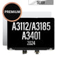 LCD Assembly Complete For Macbook Pro 14 A3112/ A3185/ A3401 - Silver
