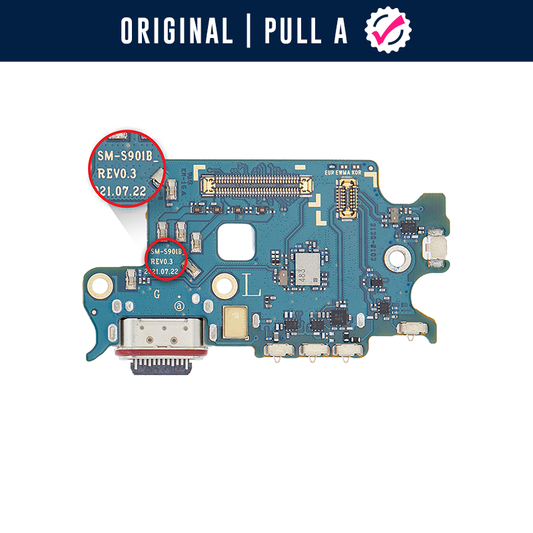 Charging Port Board Replacement for Galaxy S22 5G Original Pull-A