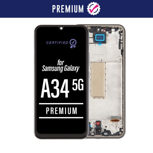 Original Premium LCD Touch Screen With Frame For Samsung Galaxy A34 5G