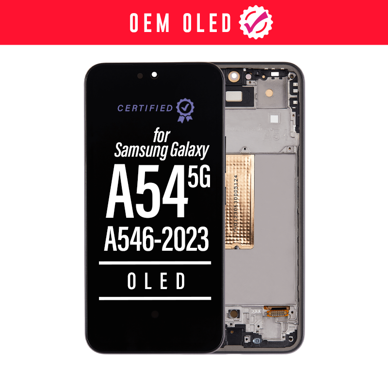 OEM OLED LCD Touch Screen Assembly + Frame Compatible For Galaxy A54 5G A546 2023