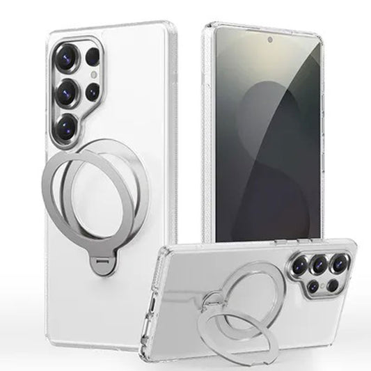 Stay Clear Rotative Magsafe Ring Case Cover for Galaxy S26 Ultra