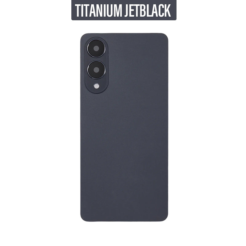 Back Glass Cover with Camera Lens For Galaxy S25 Edge