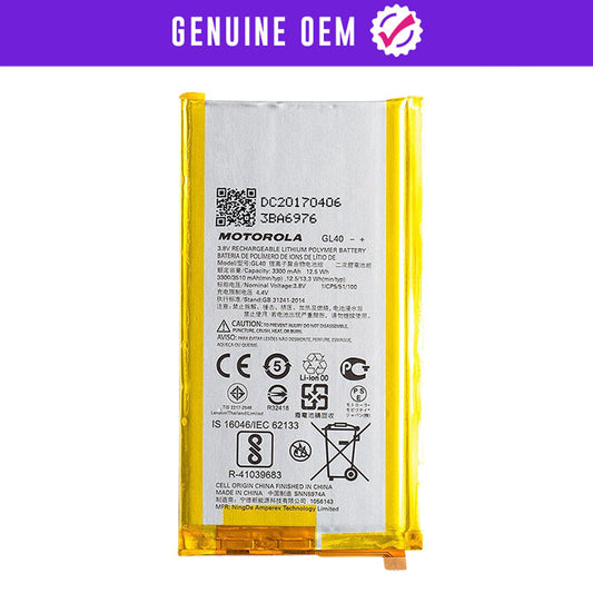 Genuine OEM Battery Replacement Compatible For Motorola Moto Z Play Droid XT1635 / 2016 (GL40)