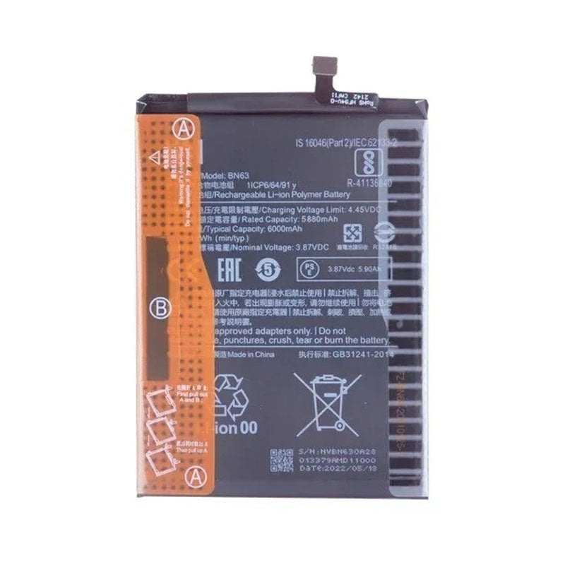 Battery Replacement for Xiaomi Redmi 10/ 10 Prime - BN63