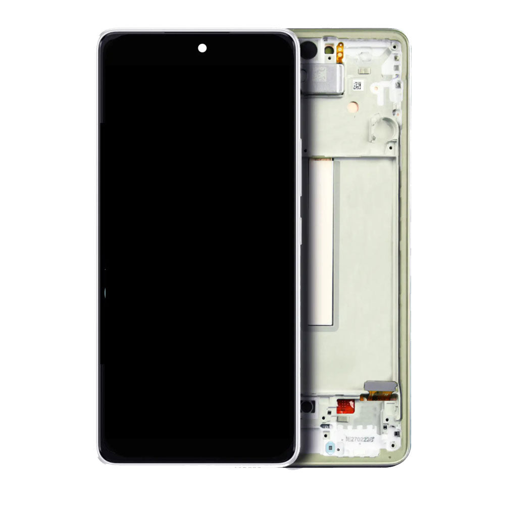 LCD Digitizer Screen Assembly with Frame Service Pack for Galaxy A53 5G 2022 A536- White
