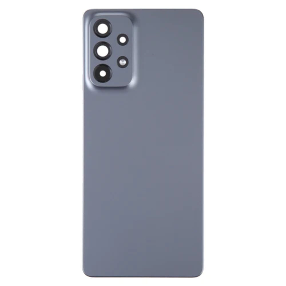 Back Battery Cover with Camera Lens Replacement for Galaxy A73- Black