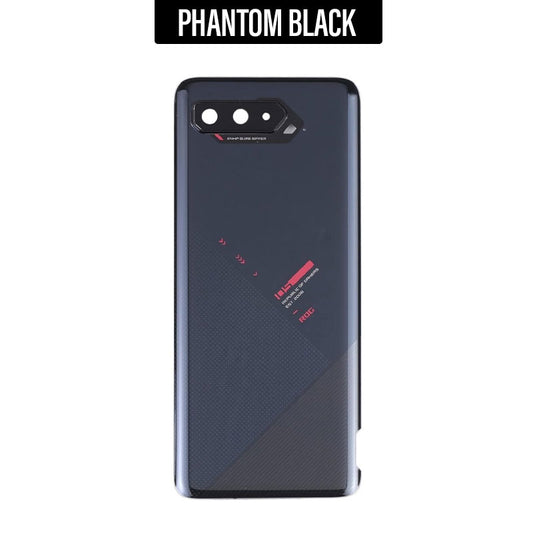 Back Glass Cover Replacement for Asus ROG Phone 5/ 5S-Phantom Black