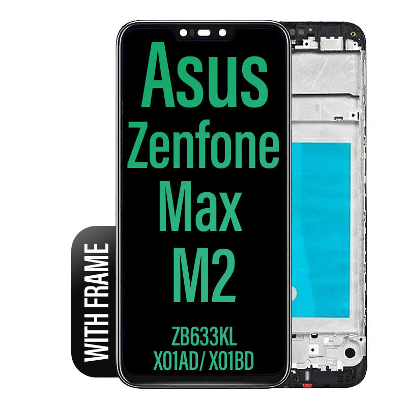 LCD Touch Screen Assembly With Frame For Asus Zenfone Max M2- ZB633KL