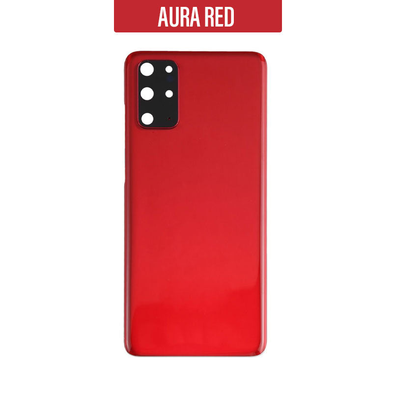 Back Battery Cover Glass With Camera Lens For Galaxy S20 Plus/ S20 Plus 5G - Aura Red