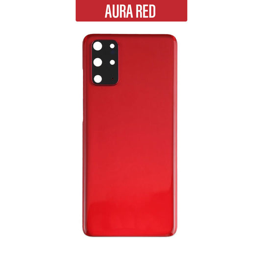 Back Battery Cover Glass With Camera Lens For Galaxy S20 Plus/ S20 Plus 5G - Aura Red