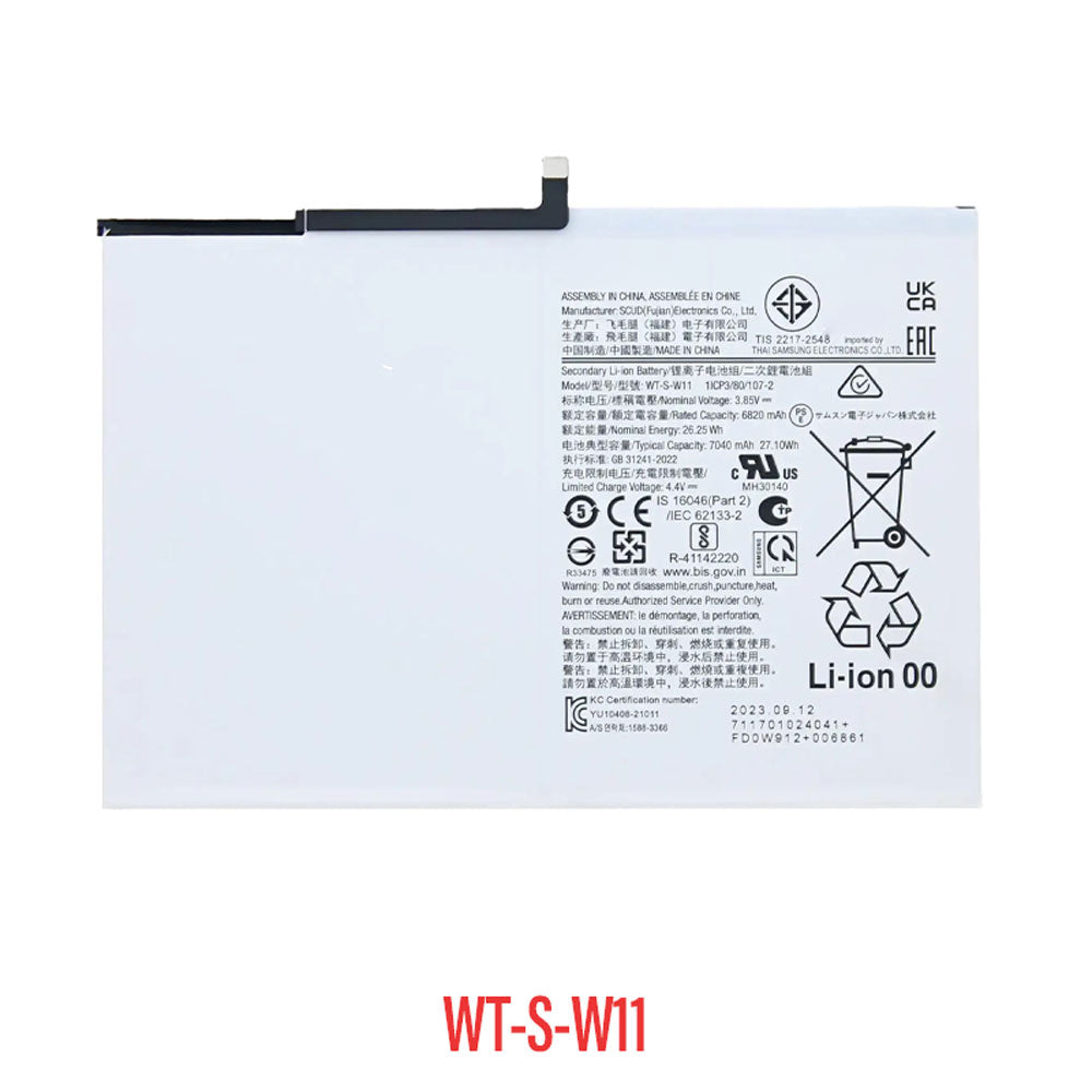 Battery Replacement For Galaxy Tab A9 Plus X210/ X215