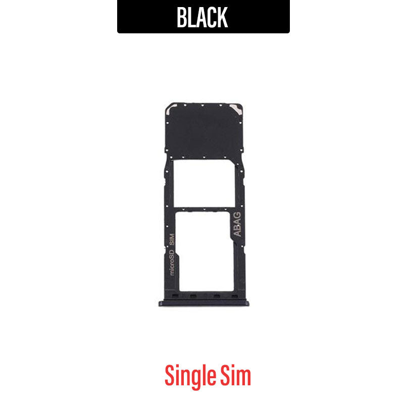 Sim card Tray Replacement for Galaxy A21s 2020 A217- Black