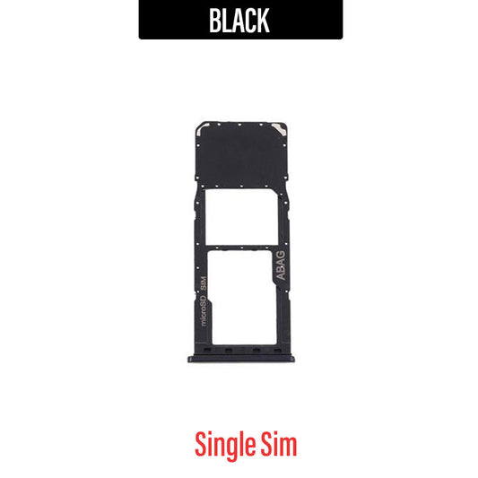 Sim card Tray Replacement for Galaxy A21s 2020 A217- Black