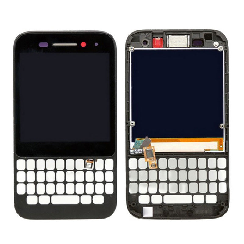 LCD Screen Digitizer with Frame for Blackberry Q5-Black