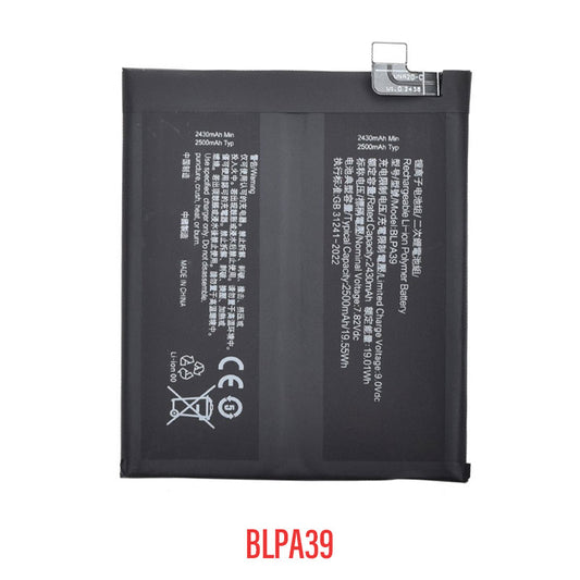 Battery Replacement BLPA39 for Oppo Find X7