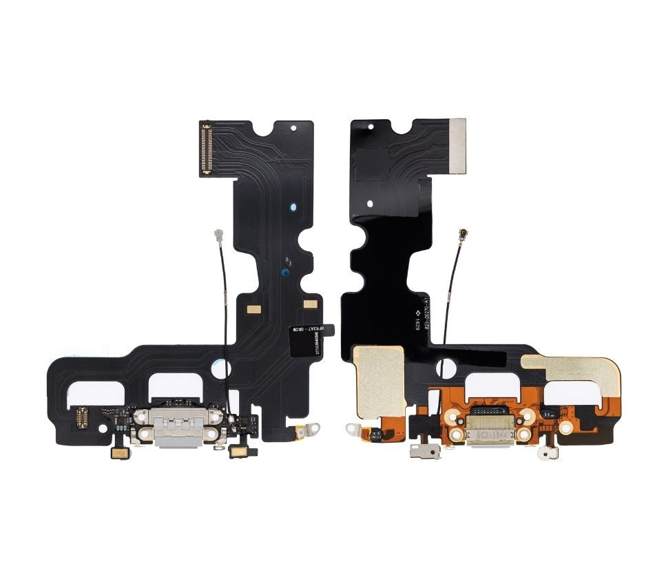 Charging Port Flex Cable with Micrphone For iPhone 7 - Grey