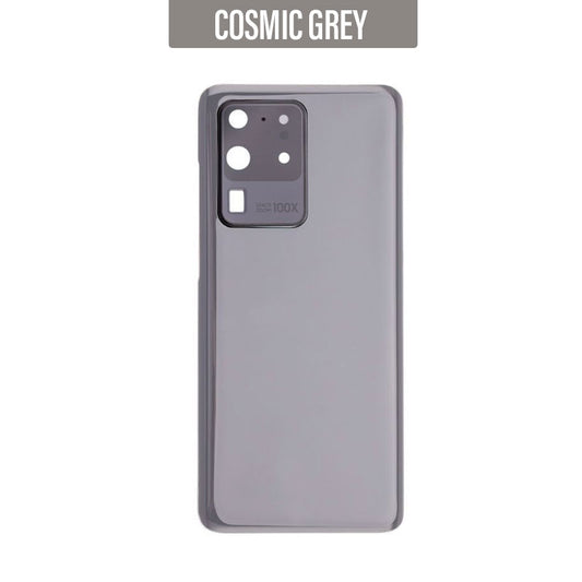 Back Battery Cover Glass With Camera Lens for Galaxy S20 Ultra / S20 Ultra 5G - Cosmic Gray