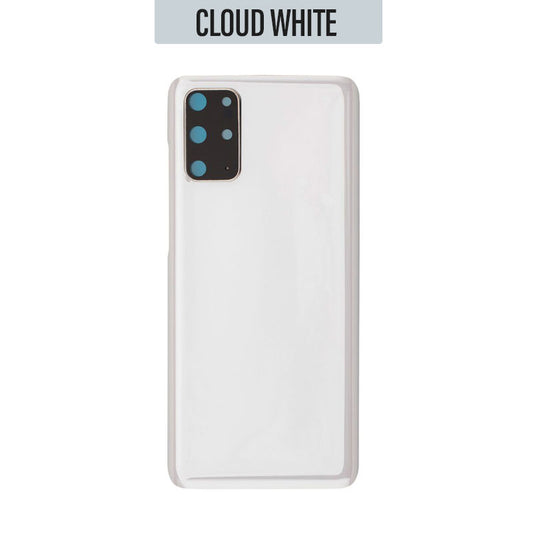Back Battery Cover Glass With Camera Lens For Galaxy S20 Plus/ S20 Plus 5G - Cloud White
